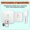 Picture of Bezvadu GSM / Ethernet apsardzes signalizācijas komplekts ar UGUNSDROŠĪBU :: Balts AJAX