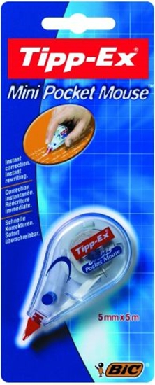 Picture of Bic KOREKTOR W TAMIE TIPP EX MINI POCKET MOUSE BLISTER 1 SZT - 8128704