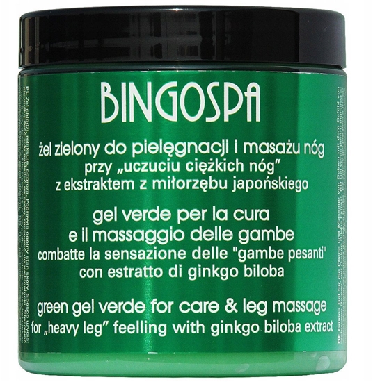 Picture of BINGO SPA_el zielony do pielgnacji i masau nóg z ekstraktem z Miorzbu Japoskiego 250g