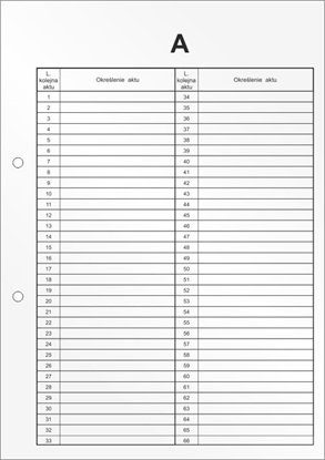 Изображение Biurfol WKADKA DO AKT OSOBOWYCH BIURFOL "A"