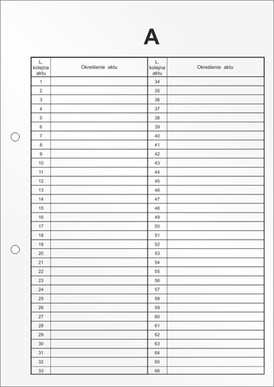 Изображение Biurfol WKADKA DO AKT OSOBOWYCH BIURFOL "A"