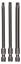 Picture of Bosch Bosch screwdriver bit set extra hard, 89mm, T20, T25, T30, bit set (3 pieces)