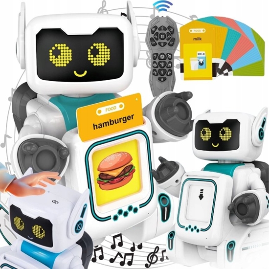 Изображение Bounn Robot czytajcy fiszki angielskie zdalnie sterowany