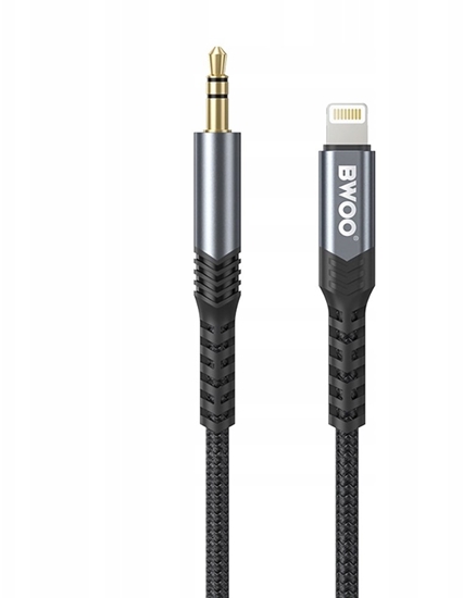 Picture of BWOO kabel AUX 3.5mm - Lightning BO-AUX068 czarny