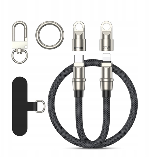 Picture of BWOO BWOO kabel Smycz USB-C - Lightning 1,2m 27W zawieszka