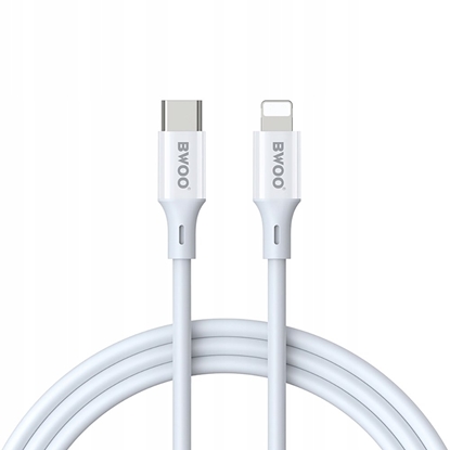Изображение BWOO kabel USB-C - Lightning 1m 27W ABS + TPE X283 C-L biay