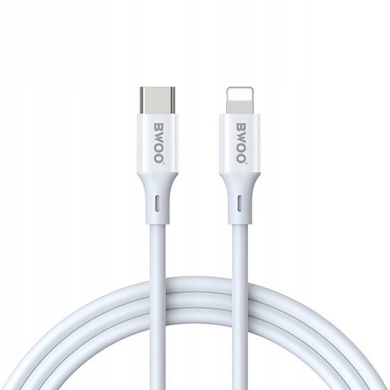 Изображение BWOO kabel USB-C - Lightning 1m 27W ABS + TPE X283 C-L biay