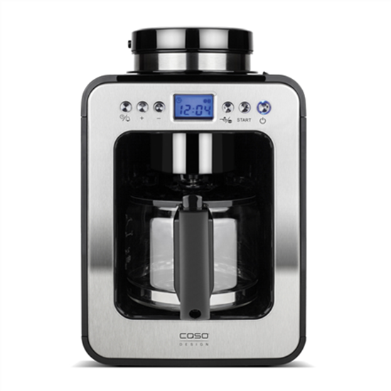 Picture of Caso  Design Compact Coffee Maker with Grinder  600 W  Black/Stainless(Ekspoz.)