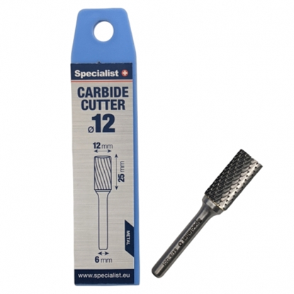 Attēls no Cietmetāla frēze Specialist 64/9-1201; 12x25x6 mm