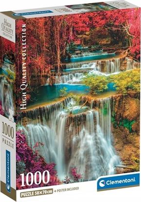 Attēls no Clementoni Puzzle Compact Colourful Thai Falls 1000 elementów (39984)