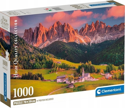 Picture of Clementoni Puzzle Compact Magiczne Dolomity 1000 elementów (39953)