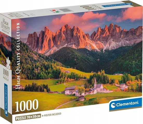 Picture of Clementoni Puzzle Compact Magiczne Dolomity 1000 elementów (39953)