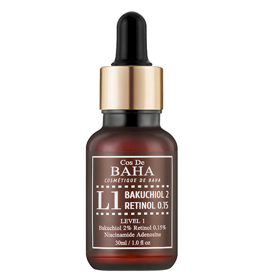Изображение COS DE BAHA Bakuchiol 2 & Retinol 0.15 (L1) 30 мл