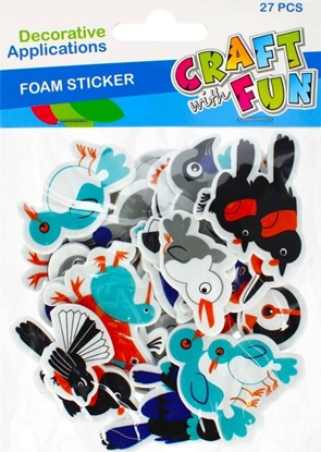 Picture of Craft with Fun OZDOBA DEK EVA PTAKI SPRZYL 27SZT CF PBH 12/288