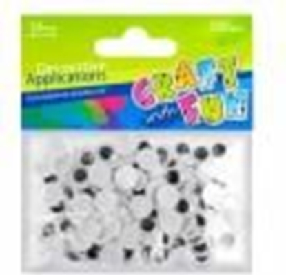 Picture of Craft with Fun Ozdoba dekoracyjna - oczy, 100 elementów (128445)