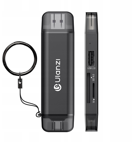 Picture of Czytnik Kart Pamici 3w1 Sd / Microsd / Usb Na Port Usb-c Usb-a Ulanzi Cr3
