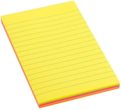 Picture of D.Rect Notes samoprzylepny 98x150mm neon w linie