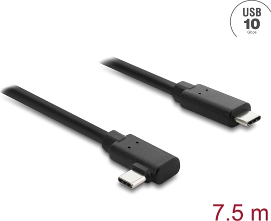 Picture of Delock Active Optical Cable USB 10 Gbps USB Type-C™ male to male angled 7.5 m