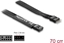 Attēls no Delock HD Audio Flat Cable Motherboard Extension Cable 9 pin pin header male to pin header female 70 cm black