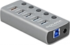 Picture of Delock USB 5 Gbps Hub with 4 Ports + 1 Fast Charging Port with Switch and Illumination