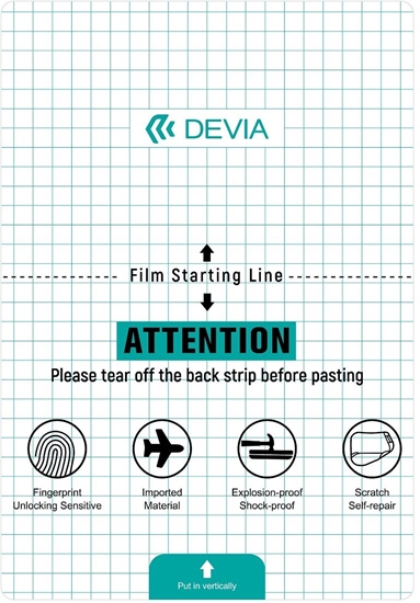 Picture of DEVIA ZESTAW FOLII ANTICRASH 20szt TABLET 20x29cm