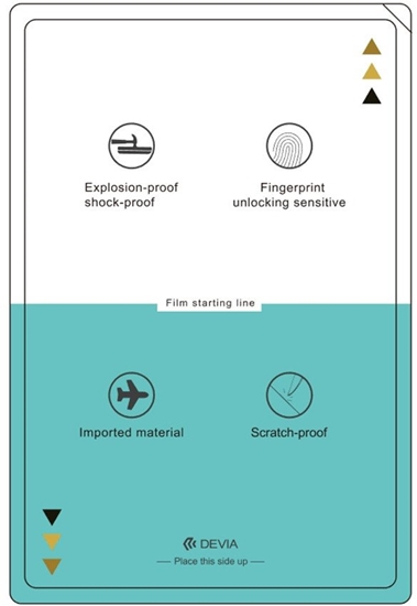 Picture of DEVIA ZESTAW FOLII ANTICRASH MAT 50szt