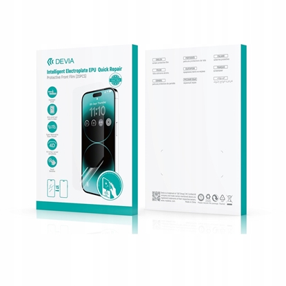 Attēls no Devia zestaw folii EPU samoregenerujcej electroplate do maszyny tncej 20szt na smartfony na ekran