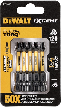 Изображение Dewalt Udarowe kocówki wkrtarskie TORSION (DT7395T-QZ)
