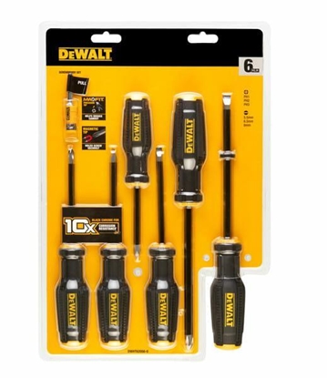 Изображение Dewalt Zestaw 6szt. wkrtaków FULLFIT z magnetyzerem [DWHT62056-0]