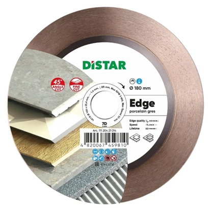 Attēls no Dimanta griešanas disks DISTAR 11120421014; 180x25,4x1,4 mm