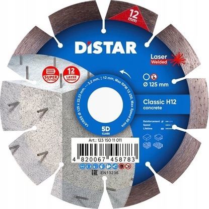 Attēls no Dimanta griešanas disks DISTAR 12315011013; 150x22,23x2,2 mm