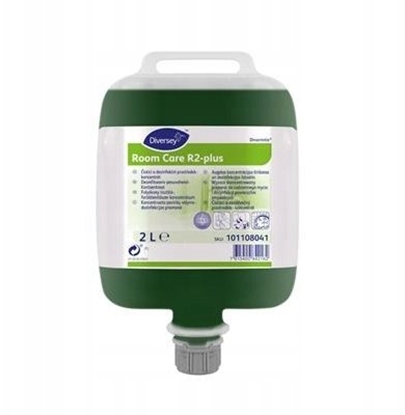 Attēls no Diversey Room Care R2 Plus Pur-Eco* pyn do mycia i dezynfekcji powierzchni - 1 L