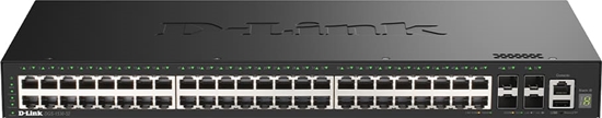 Picture of D-Link DGS-1530-52/E tīkla pārslēgs Vadīts L2 Gigabit Ethernet (10/100/1000) Melns
