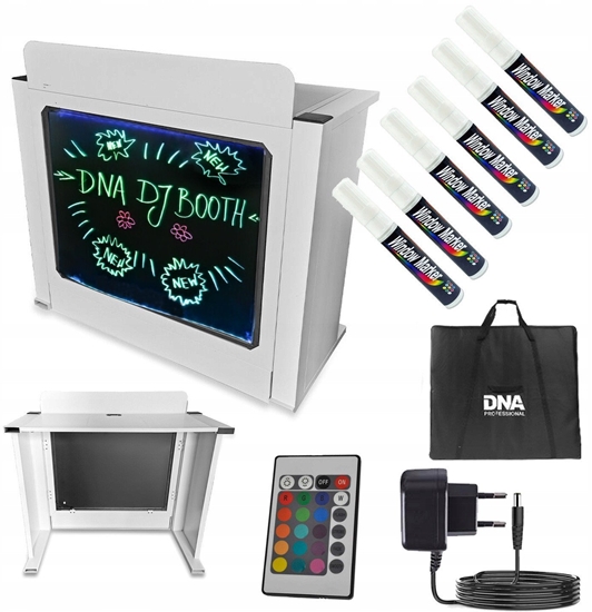 Picture of DNA DJ BOOTH WH stó stanowisko DJ podwiet. tabl.