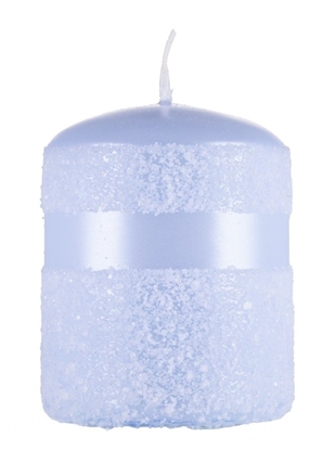 Attēls no Donau Home wieca supek Milo, 70x90mm, perowy niebieski