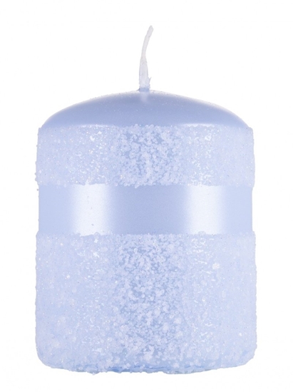 Picture of Donau Home wieca supek Milo, 70x90mm, perowy niebieski