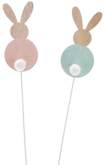 Изображение Drewniany zajczek na piku MIX EDUKAMP