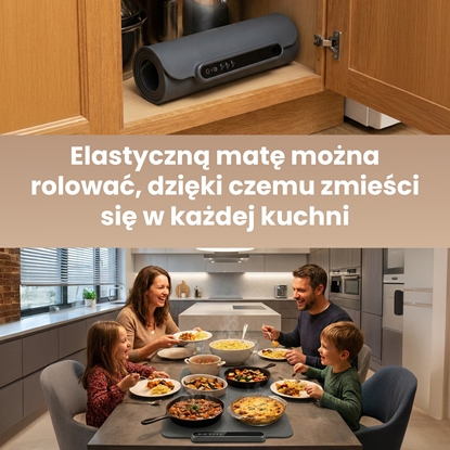 Attēls no Extralink ELEKTRYCZNA MATA GRZEWCZA SZARA 47X32 CM 250W