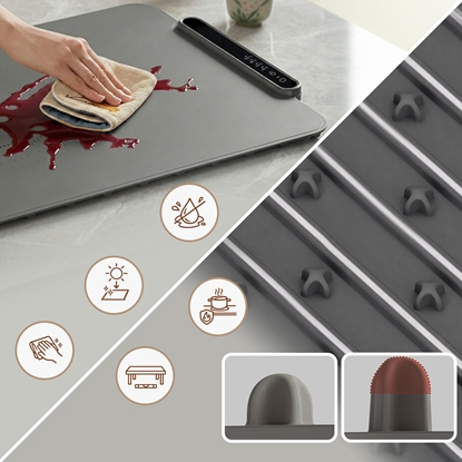 Attēls no Extralink ELEKTRYCZNA MATA GRZEWCZA SZARA 63X38 CM 400W