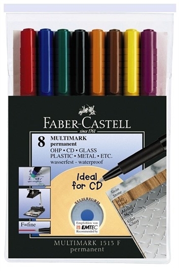 Изображение Faber-Castell 151309 Wielokolorowy 8 styck