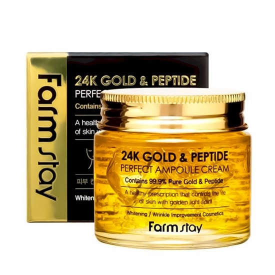 Picture of FarmStay 24K Gold & Peptide Perfect Ampoule Cream 80ml