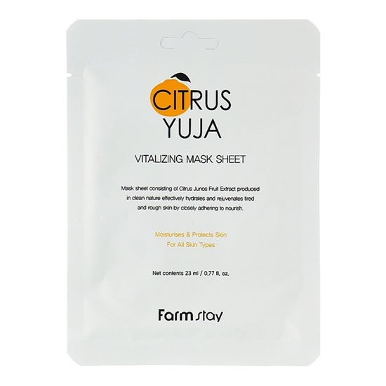Изображение FarmStay Citrus Yuja Vitalizing Mask Sheet 1 pcs