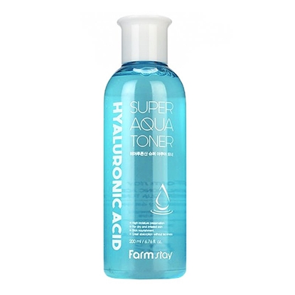 Attēls no FarmStay Hyaluronic Acid Super Aqua Toner 200ml