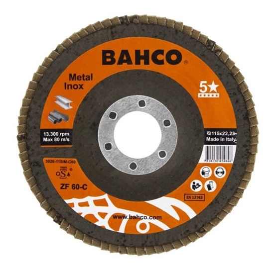 Изображение Flap disc INOX+Fe P120 125x22.23mm conical