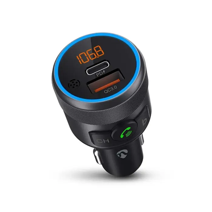 Attēls no FM modulators Nedis Car FM transmitter BT PD 24w
