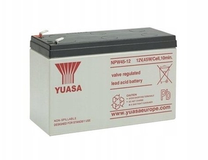 Attēls no Fukawa Baterie - YUASA NPW45-12 (12V/9Ah - Faston f2 250), ywotno 5 lat