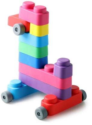 Picture of Gerardo's Toys mieszany zestaw klocków z oponami 33 szt. (25 szt.+ 8 szczegóy opon) GT3103 (4743345631039)