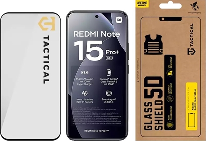 Picture of Glass Shield 5D for Xiaomi Redmi Note 15 Pro+ Black 57983128523 (8596311296680)
