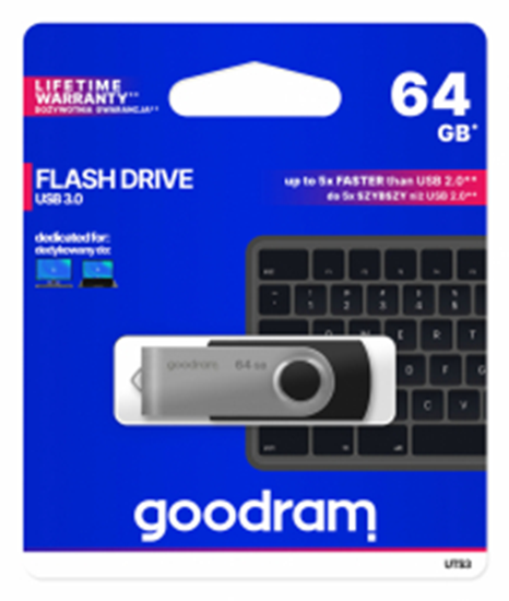 Picture of Goodram UTS3 USB 3.0 64GB melns