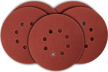 Picture of Graphite Krki cierne 150 mm, K80, 5 szt., z 8 otworami, 65mm